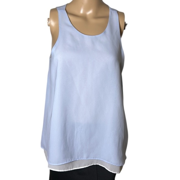 BR Sheer,chiffon,layered blouse,MP ,fairy,whimsical,sleeveless,dainty,loose - Picture 2 of 14